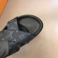 Replica Louis Vuitton Slipper MIRABEAU in Black