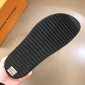 Replica Louis Vuitton Slipper MIRABEAU in Black