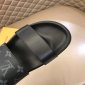 Replica Louis Vuitton Slipper MIRABEAU in Black