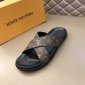 Replica Louis Vuitton Slipper MIRABEAU in Brown