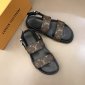 Replica Louis Vuitton Sandal MIRABEAU in Brown