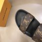 Replica Louis Vuitton Sandal MIRABEAU in Brown