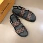 Replica Louis Vuitton Sandal MIRABEAU in Brown