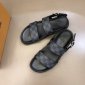 Replica Louis Vuitton Sandal MIRABEAU in Black