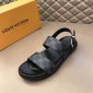 Replica Louis Vuitton Sandal MIRABEAU in Black