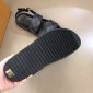 Replica Louis Vuitton Sandal MIRABEAU in Black