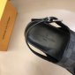 Replica Louis Vuitton Sandal MIRABEAU in Black