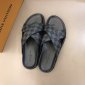 Replica Louis Vuitton Slipper MIRABEAU in Black