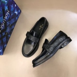 Louis Vuitton Dress Shoe Derby Harness in Black