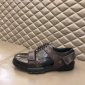 Replica Louis Vuitton Dress Shoe Derby Harness in Brown