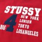 Replica Givenchy 2022 new Stussy "BIG4" varsity jacket Vintage 1997 in red