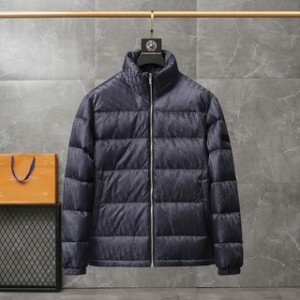 Dior 2022 new  oblique down jacket in blue