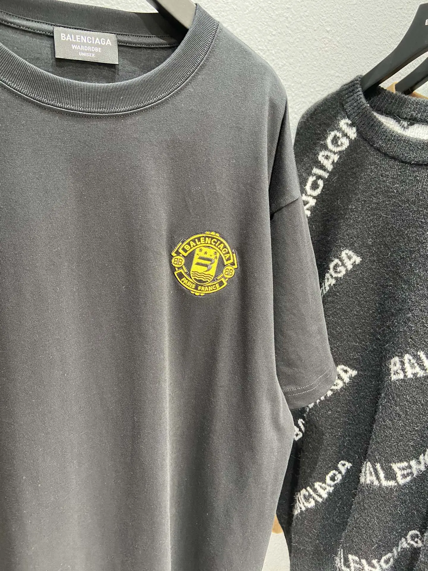 Balenciaga Classic Logo T-Shirt Black Unisex - Image 7