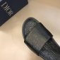 Replica Dior Slipper in Black