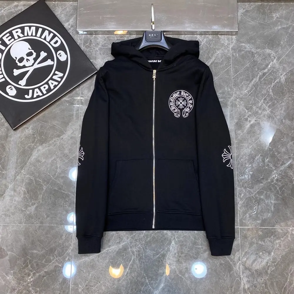 Chrome Hearts Dagger Zip Hoodie White - Image 5