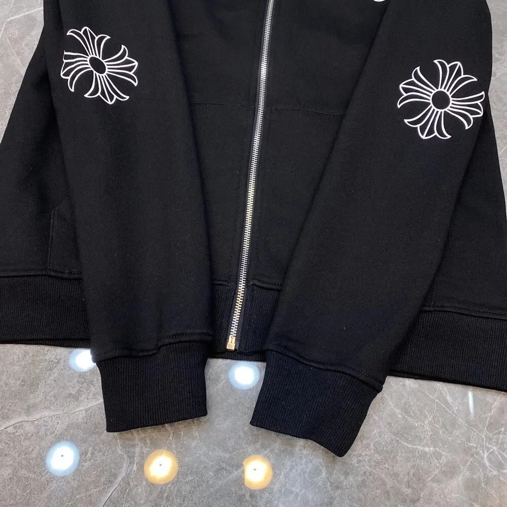 Chrome Hearts Dagger Zip Hoodie White - Image 6