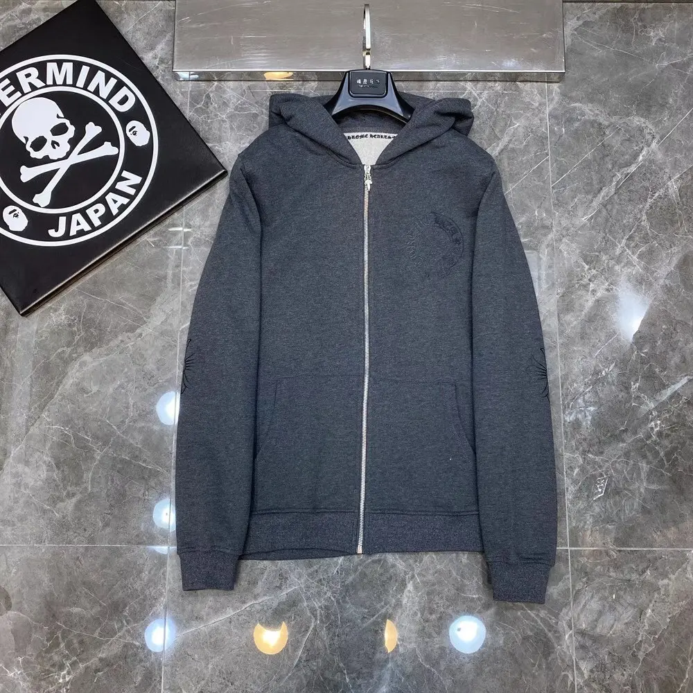 Chrome Hearts Dagger Zip Hoodie White - Image 8