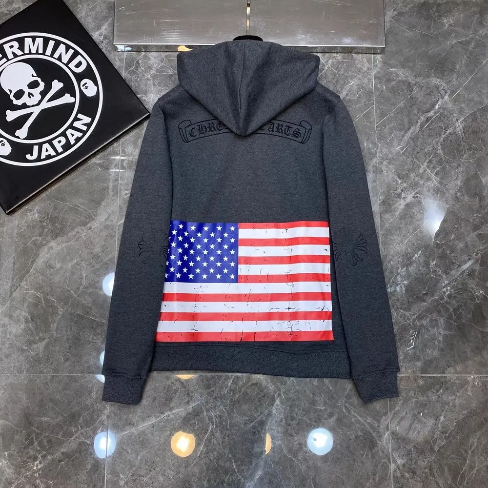 Chrome Hearts Dagger Zip Hoodie White - Image 10