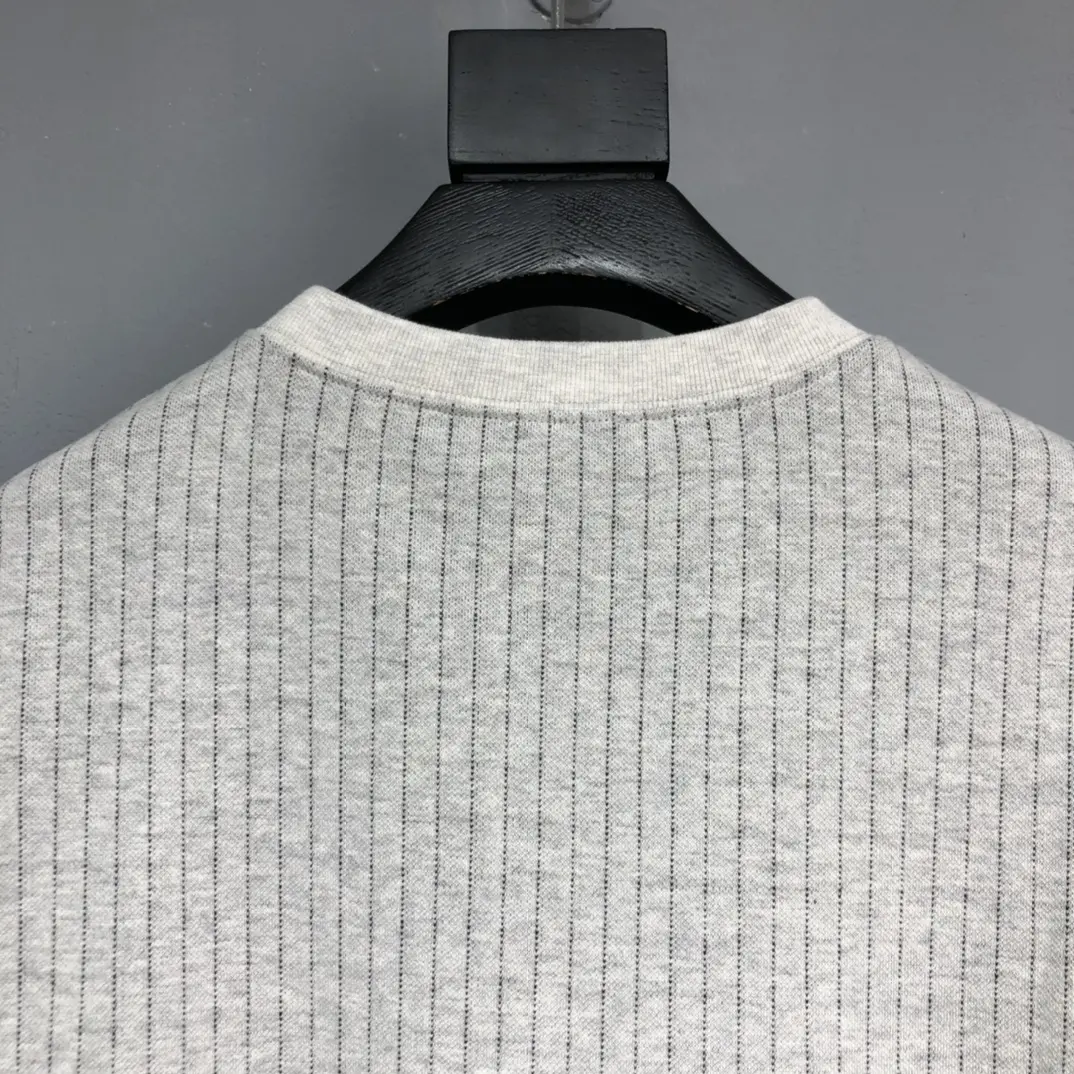 Dior Atelier Striped Knit T-Shirt Silver - Image 9