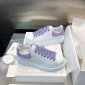 Replica MCQ Oversized Sneaker in Purple Lace and Heel