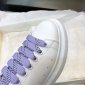 Replica MCQ Oversized Sneaker in Purple Lace and Heel