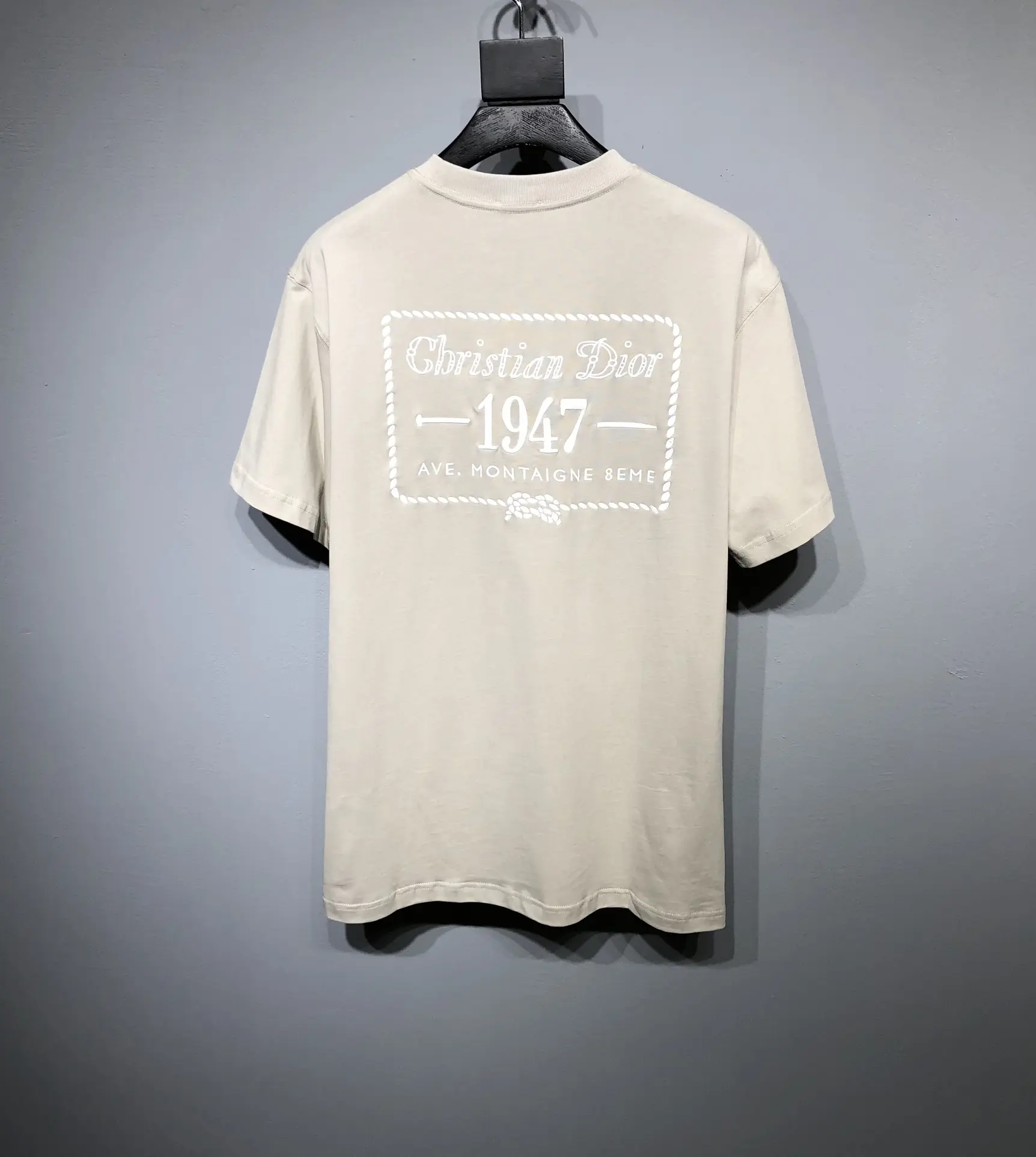 Dior CD 1947 TShirt OffWhite Unisex - Image 3