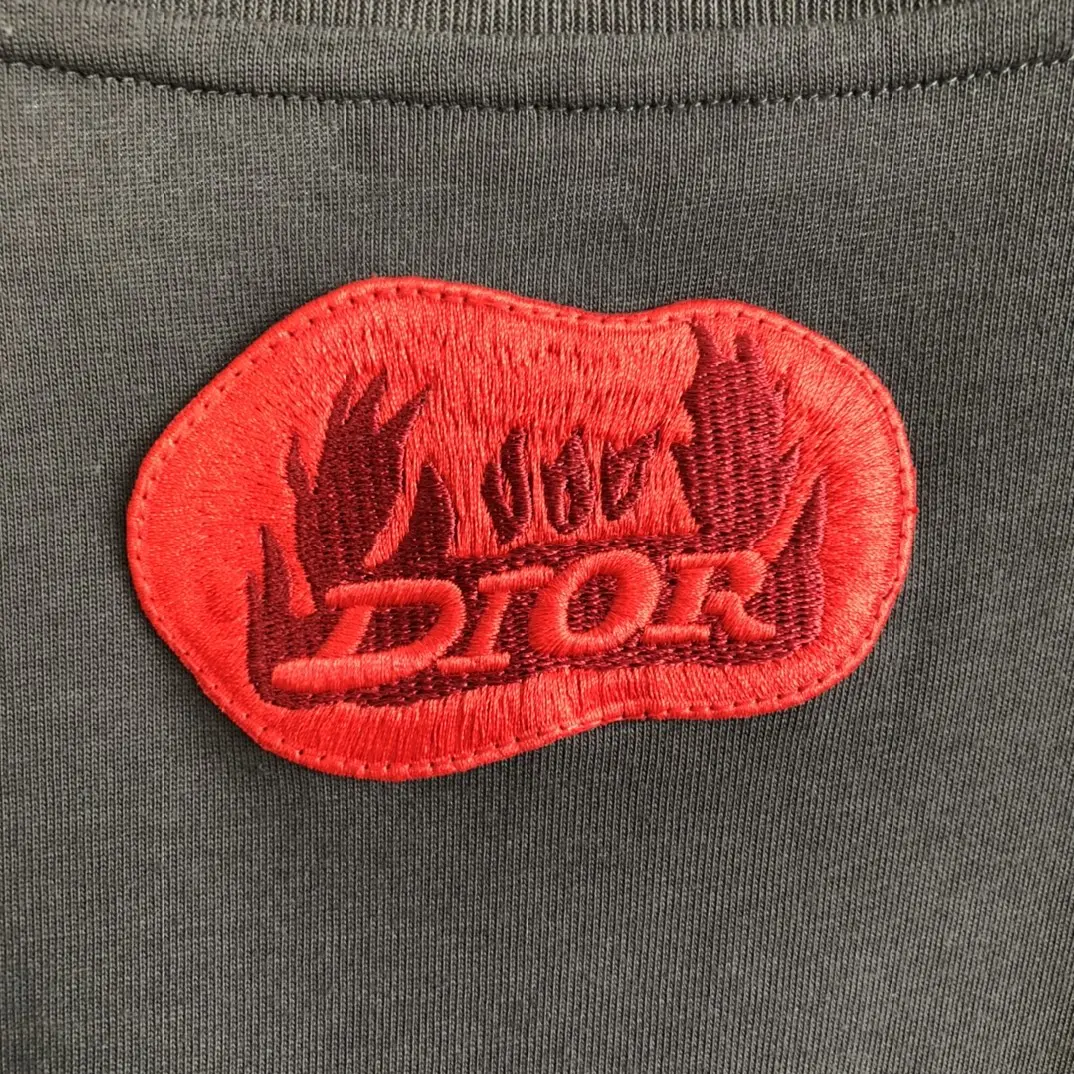 Dior Cactus Jack T-Shirt Gray Graphic - Image 8