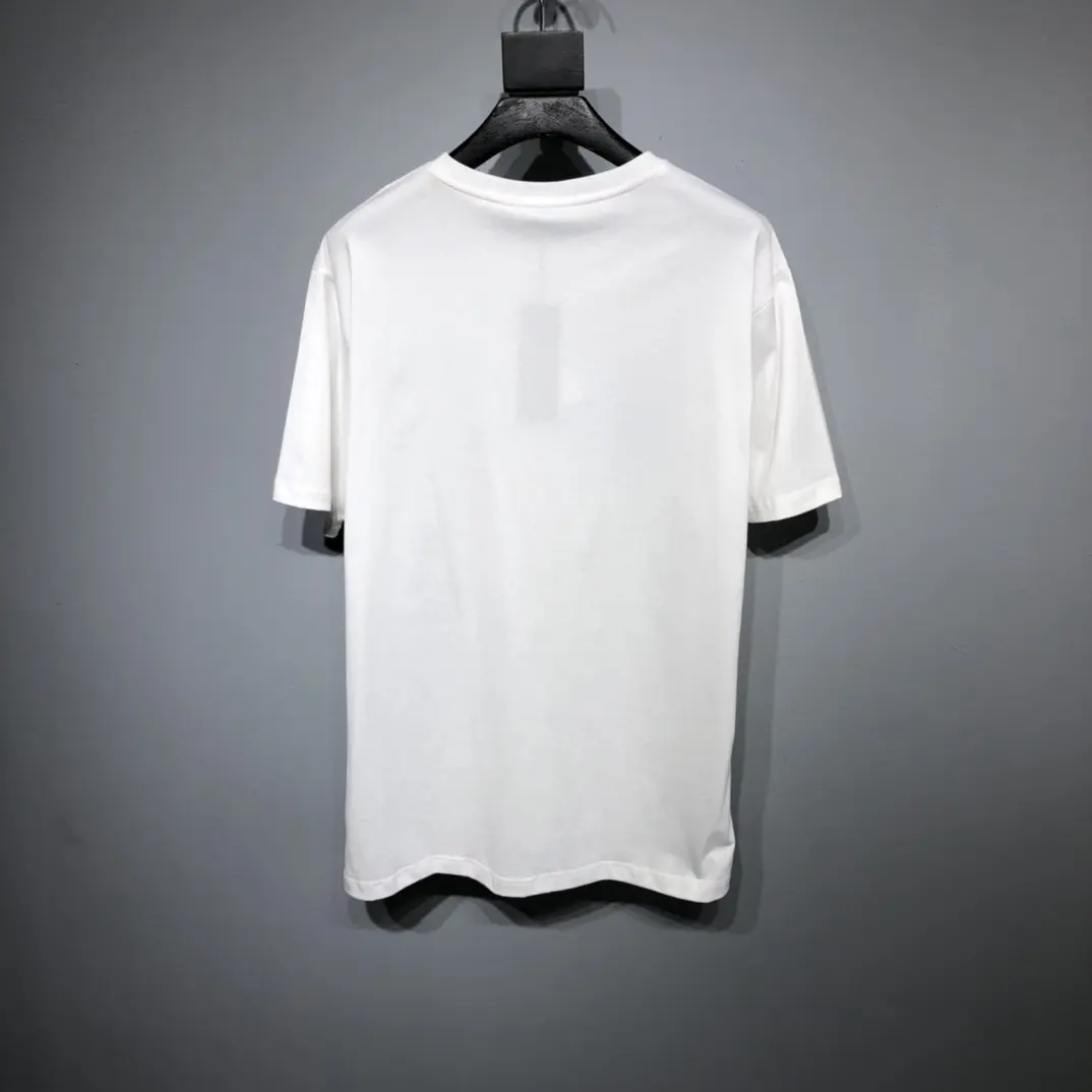 Dior CD Abstract Logo T-Shirt White Short Sleeve - Image 3
