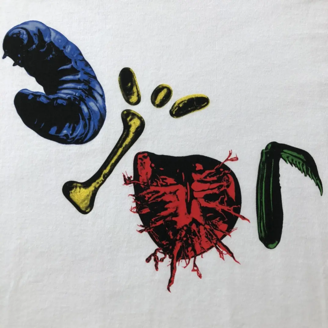 Dior CD Abstract Logo T-Shirt White Short Sleeve - Image 6