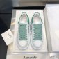 Replica MCQ Oversized Sneaker in Green Lace and Heel