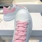 Replica Alexander McQueen Oversized Sneaker in Pink Lace