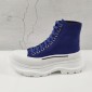 Replica MCQ Sneaker Tread Slick Boot in Blue