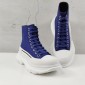 Replica MCQ Sneaker Tread Slick Boot in Blue