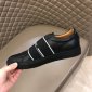 Replica Givenchy Sneaker Leather with Webbing in Black