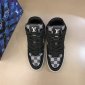 Replica Louis Vuitton Sneaker Virgil Abloh in Black