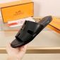 Replica Hermes Slipper Lzmir in Black