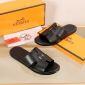 Replica Hermes Slipper Lzmir in Black