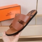 Replica Hermes Slipper Lzmir in Brown