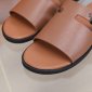 Replica Hermes Slipper Lzmir in Brown