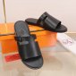 Replica Hermes Slipper Lzmir in Black