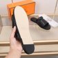 Replica Hermes Slipper Lzmir in Black