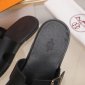 Replica Hermes Slipper Lzmir in Black