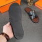 Replica Hermes Slipper Lzmir in Brown