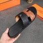 Replica Hermes Slipper Lzmir in Black