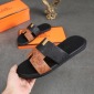 Replica Hermes Slipper Lzmir in Black