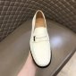 Replica YSL Dress Shoe Teddy Penny in White Leather