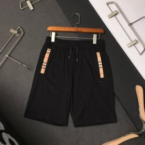 Burberry Shorts Check Drawcord Swim in Black