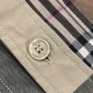 Replica Burberry Shirt Short-sleeve Poplin in Brown