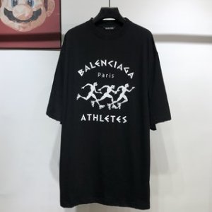 Balenciaga T-Shirt Athletes in Black