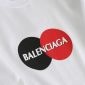 Replica Balenciaga T-Shirt Two Color Ball in White